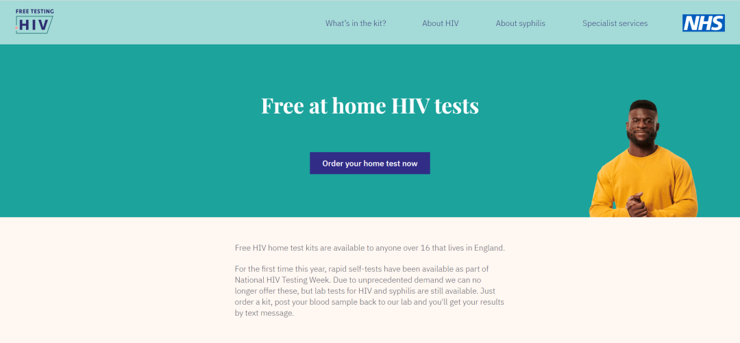 free at home hiv test