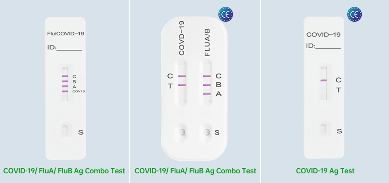 COVID-19/ FluA/ FluB Antigen Combo Rapid Test Kit