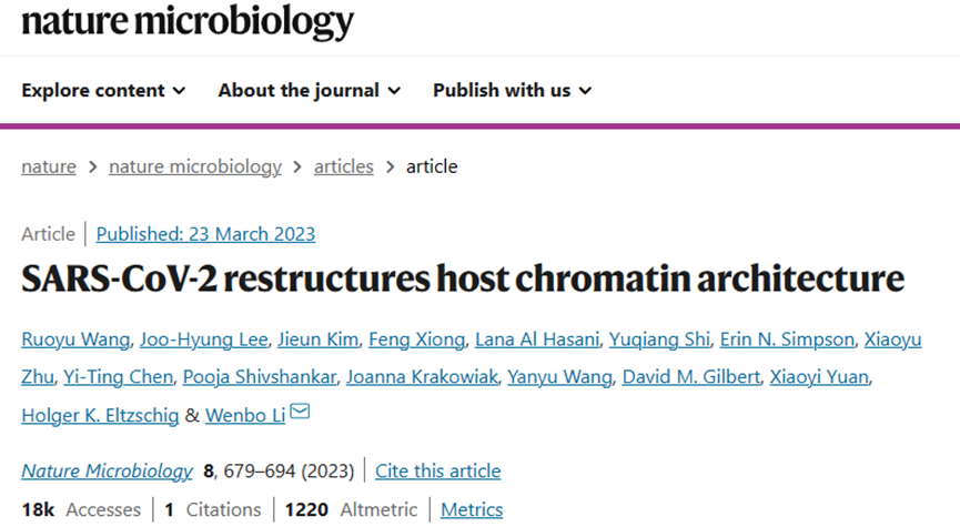 SARS-CoV-2 restructures host chromatin architecture